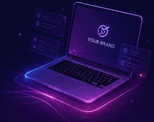 Your Brand recruitment platform on a laptop
