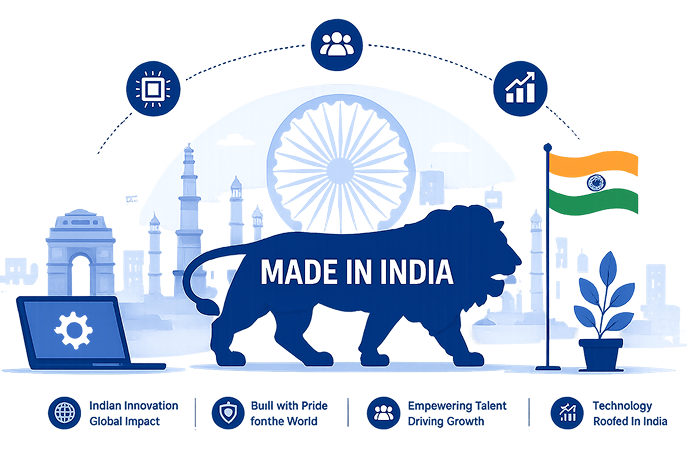 Made in India illustration